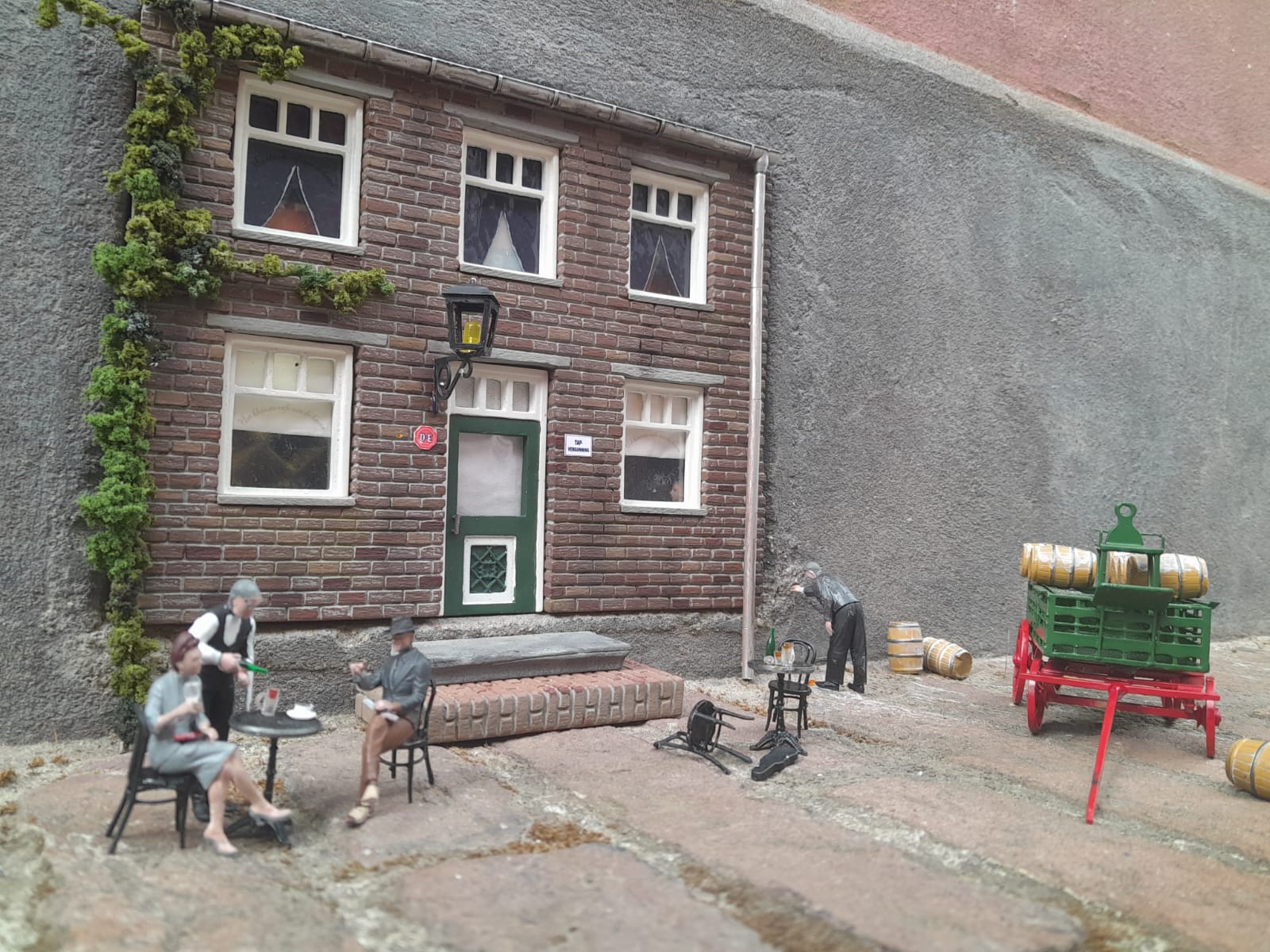 Café in het steegje